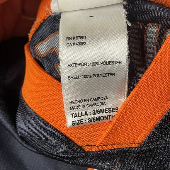 Lot of 2 pcs NFL Team Apparel Baby Jerseys 3-6M Romper 6-9M Cutler Stafford - Picture 4 of 5